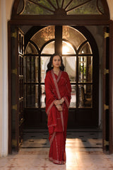 Sitara Maroon Saree