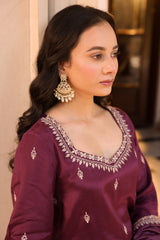 Purple Izar Kurta Set