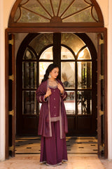 Purple Izar Kurta Set