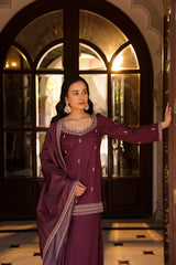 Purple Izar Kurta Set