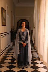 Blue Mehrnaz Kurta Set