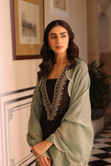 Black Mehrnaz Kurta Set