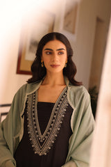 Black Mehrnaz Kurta Set