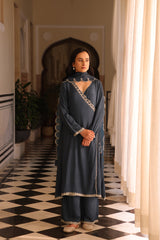 Blue Noura Kurta Set