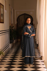 Blue Noura Kurta Set