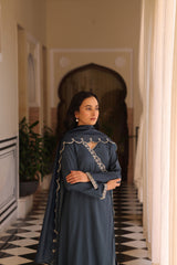 Blue Noura Kurta Set