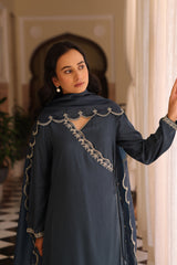Blue Noura Kurta Set