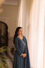 Blue Noura Kurta Set