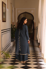 Blue Noura Kurta Set