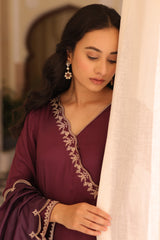 Purple Noura Kurta Set