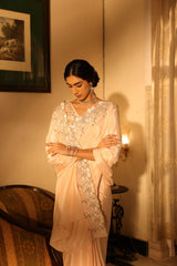 Shazia Peach Saree
