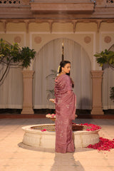 Gulzar Lilac Saree