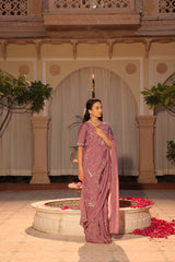 Gulzar Lilac Saree