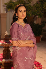 Gulzar Lilac Saree