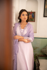 Lavender Naima Kurta Set