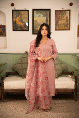 Mauve Fiha Kurta Set