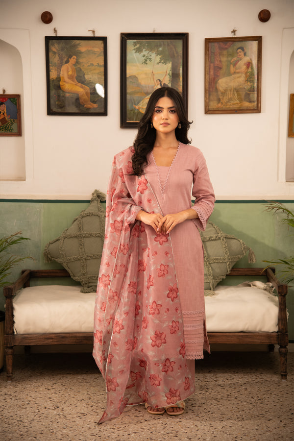 Mauve Fiha Kurta Set