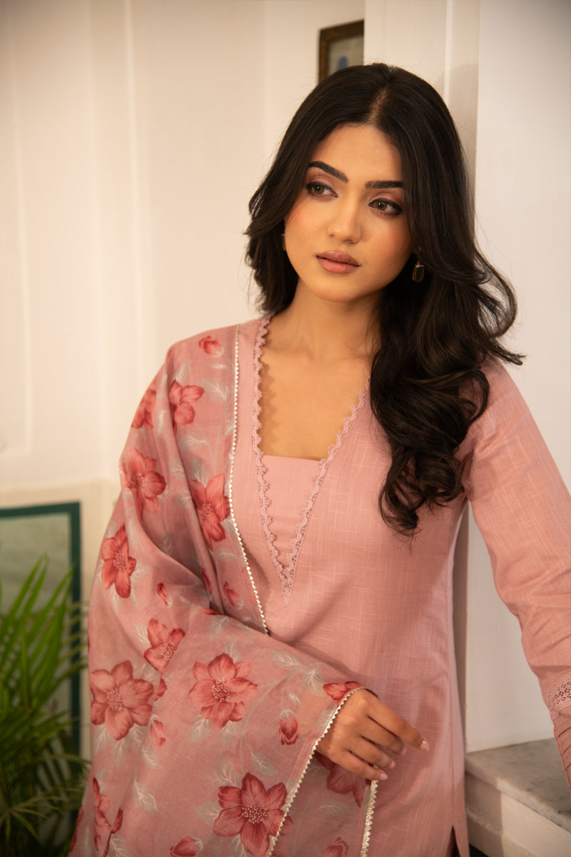 Mauve Fiha Kurta Set