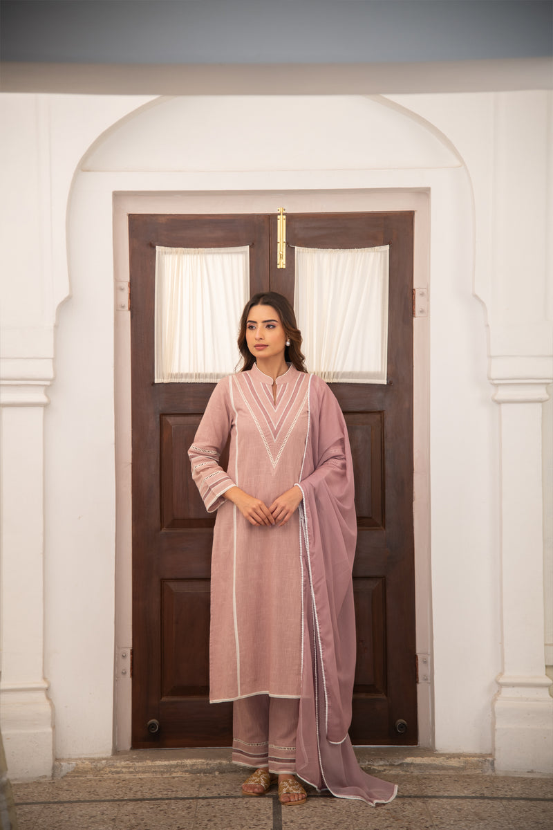 Mauve Amira Kurta Set