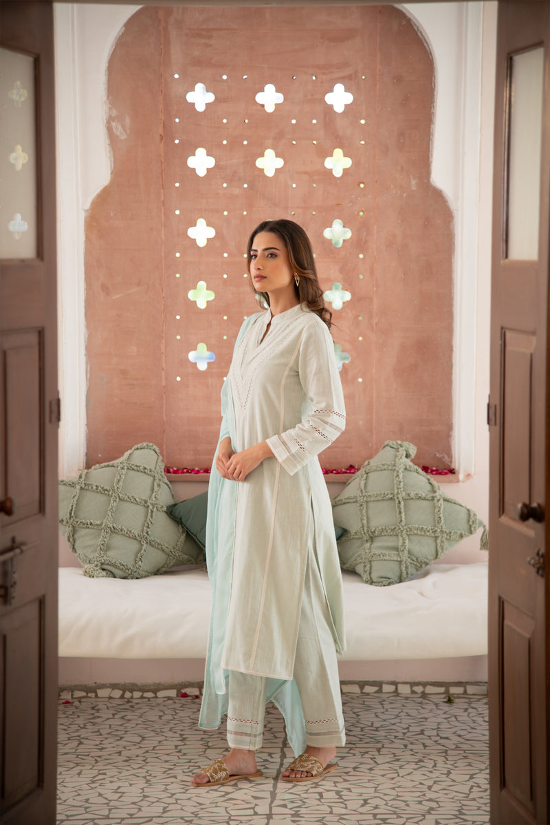 Mint Green Amira Kurta Set