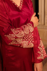 Maroon Siara kurta set