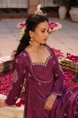 Plum Zeya Anarkali Set