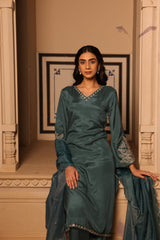 Teal Siara kurta set