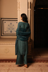 Teal Siara kurta set