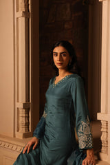Teal Siara kurta set