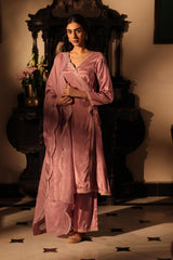 Mauve Noura Kurta Set