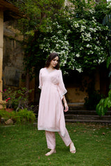 Syra Pink Kaftan Set