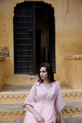 Syra Pink Kaftan Set