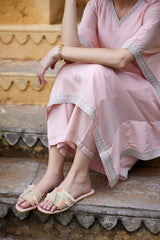 Syra Pink Kaftan Set