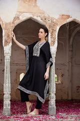 Fiza Black Kaftan set