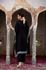 Fiza Black Kaftan set