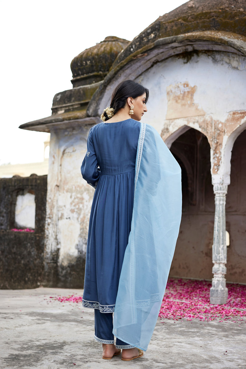 Sofia Blue Kurta Set