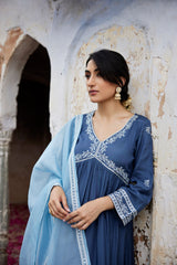 Sofia Blue Kurta Set