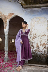 Sofia Purple Kurta Set