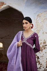 Sofia Purple Kurta Set