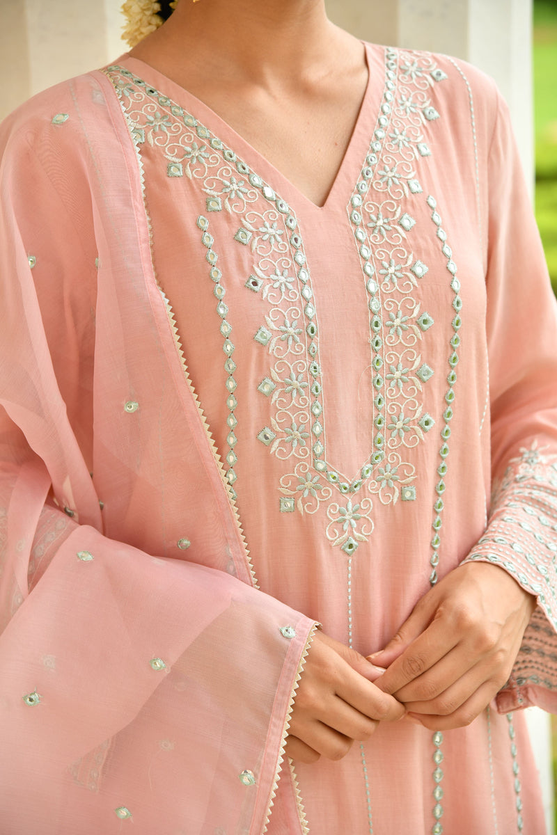 Ayat Pink Kurta Set