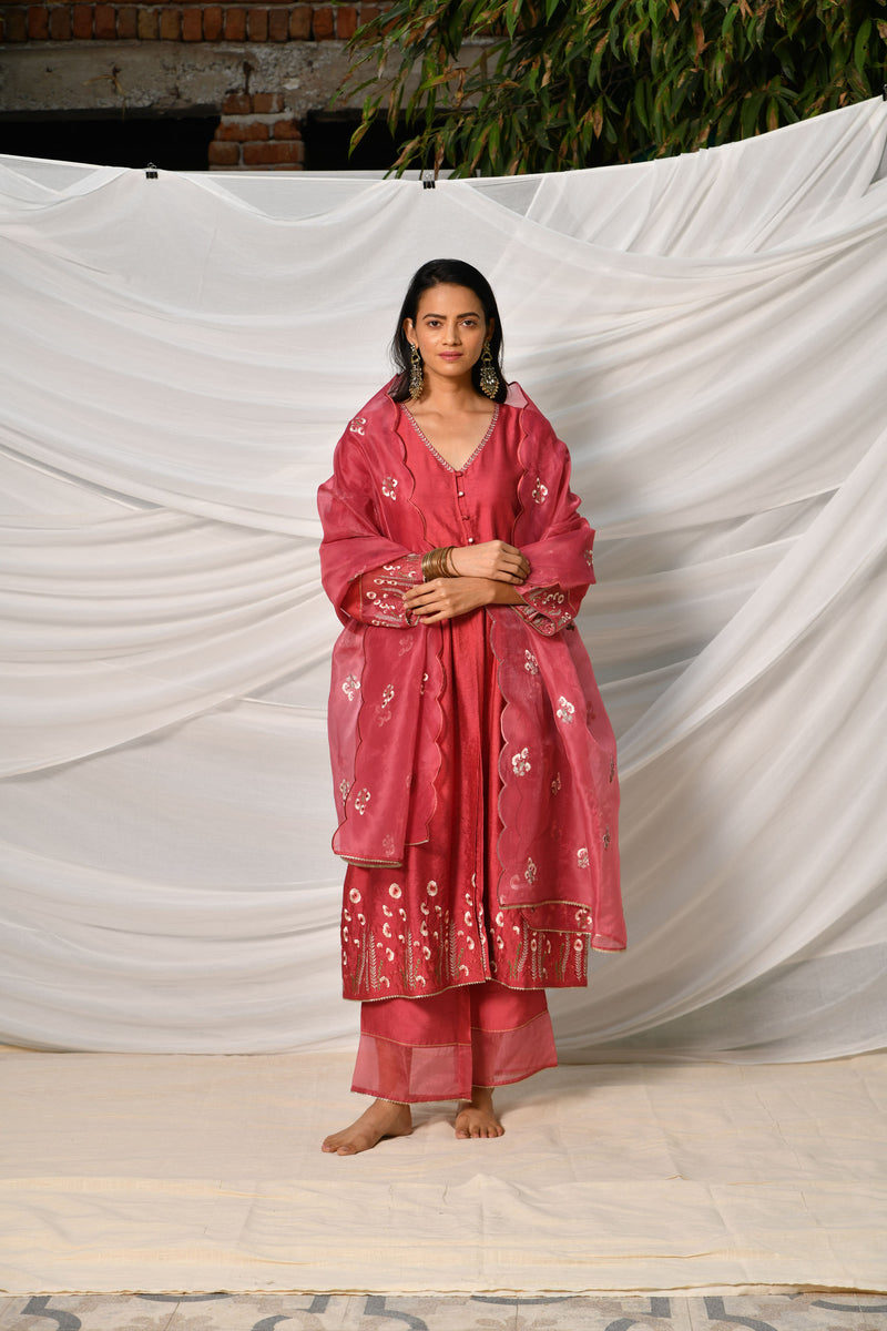 Ruby Kurta Set